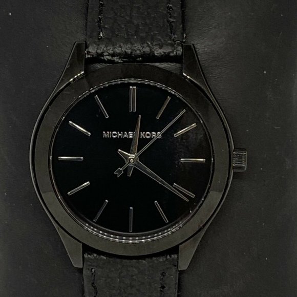 Michael Kors MK3587 Women\'s Black Leather Analog D main image 11